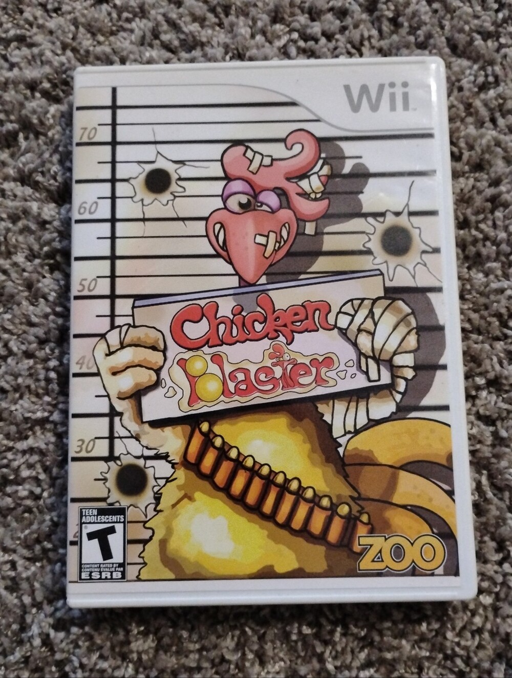 Chicken Blaster (Nintendo Wii) CIB - Complete with Case, Manual & Disc